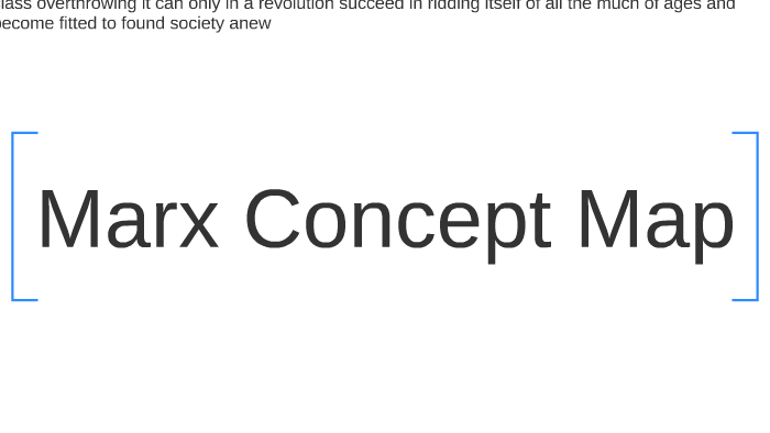 Marx Concept Map by Joshua Ward on Prezi