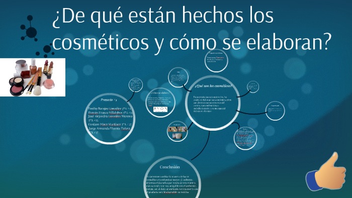 ¿De qué están hechos los cosméticos y cómo se elaboran? by Emilio