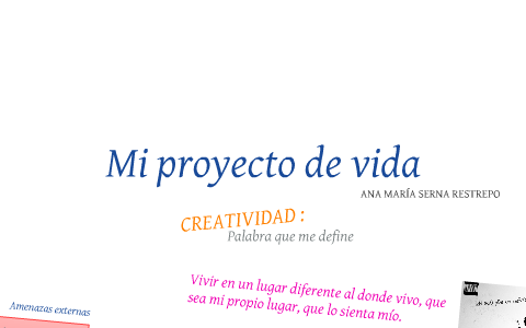 Mi proyecto de vida by Ana Maria Serna Restrepo on Prezi