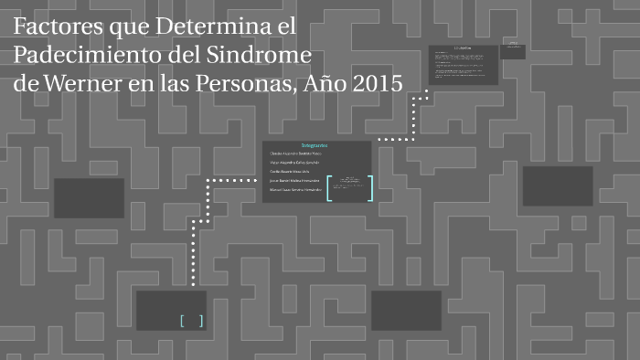 Sindrome De Werner by Isaac Hernández on Prezi