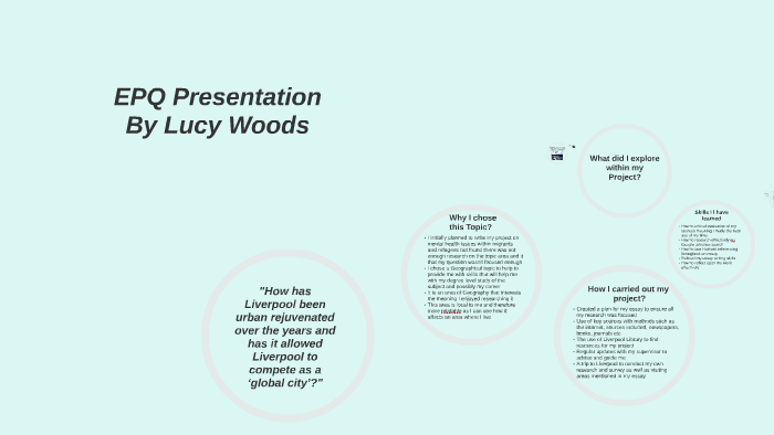 EPQ Presentation by Lucy Woods on Prezi
