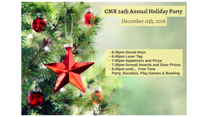 Cmr Holiday Party 2018 By Ryan Barton On Prezi