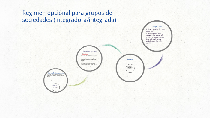 Régimen opcional para grupos de sociedades (integradora/inte by Adry