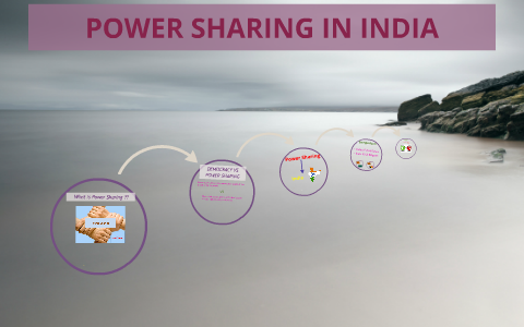 evaluate the power sharing of india