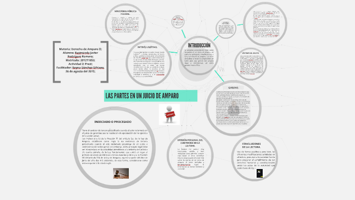 LAS PARTES EN UN JUICIO DE AMPARO by Raymundo Javier