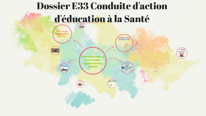 Conduite D'action D'éducation à La Santé Page De Garde Dossier E33 Conduite d'action d'éducation à la Santé by lucie rousseau
