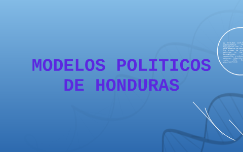 MODELOS POLITICOS DE HONDURAS by Kevin Andino