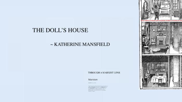 the doll's house by katherine mansfield moral lesson