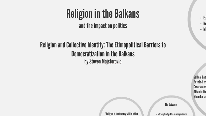 Religion in the Balkans by Danielle Mueth on Prezi