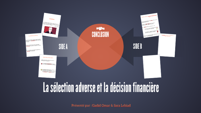 La sélection adverse et la décision financière by Omar Ahmed Gadid on Prezi
