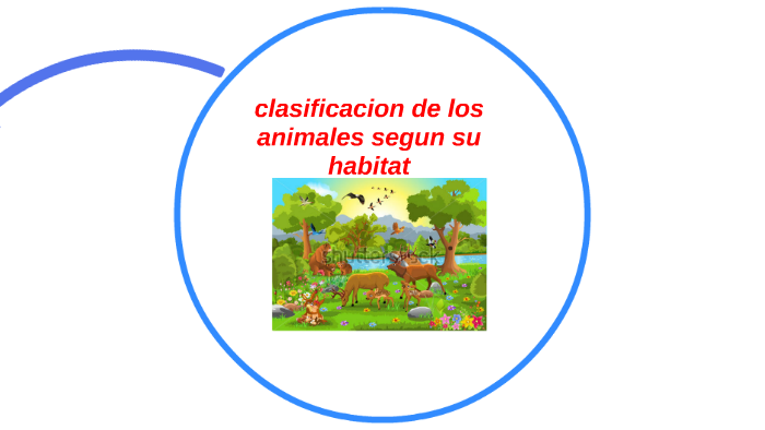 clasificacion de los animales segun su habitat by LUISA