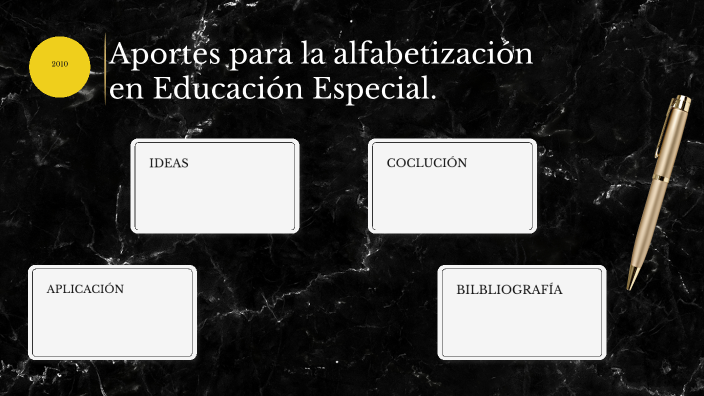 Aportes para la alfabetización en Educación Especial by Jazmín Cano