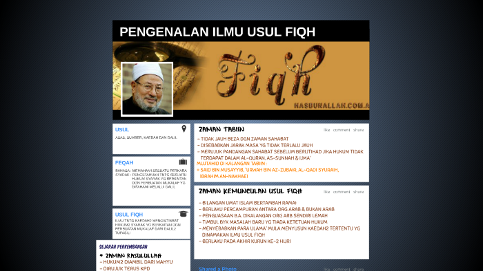 Pengenalan Ilmu Usul Fiqh By Dayini Zamhuri