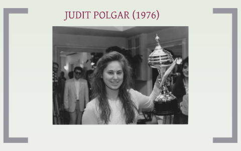 JUDIT POLGAR by Valeria Martinez