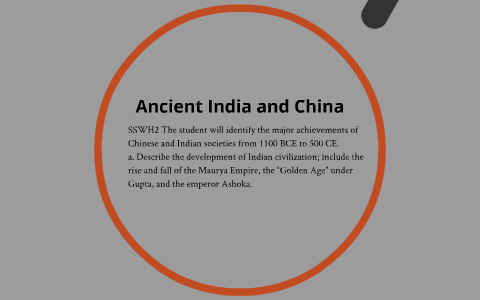 differences between ancient india and china