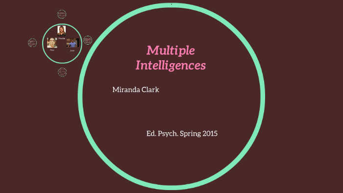 Multiple Intelligences by Miranda Clark on Prezi