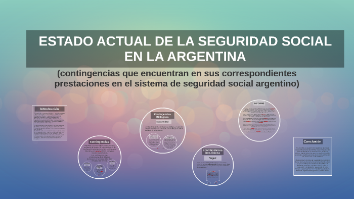 ESTADO ACTUAL DE LA SEGURIDAD SOCIAL EN LA ARGENTINA by Belén Escobar ...