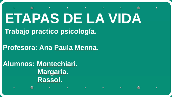 ETAPAS DE LA VIDA by on Prezi