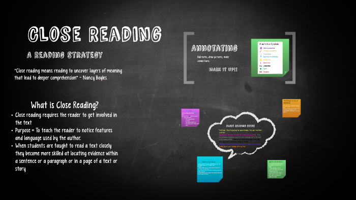 Close Reading By Shannon Arczynski