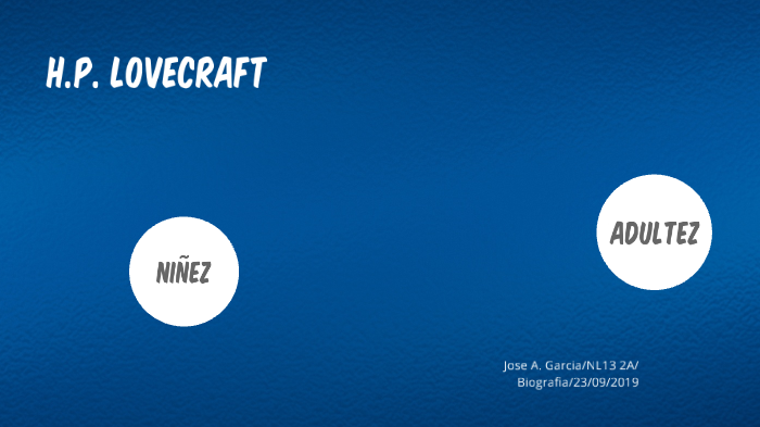 Biografia de H.P. Lovecraft by jose garcia on Prezi