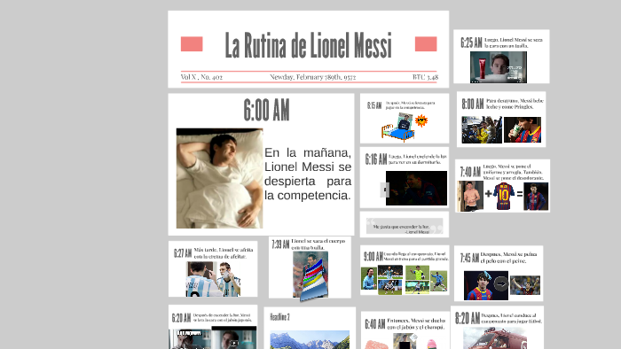 La Rutina de Lionel Messi by Suraj M on Prezi