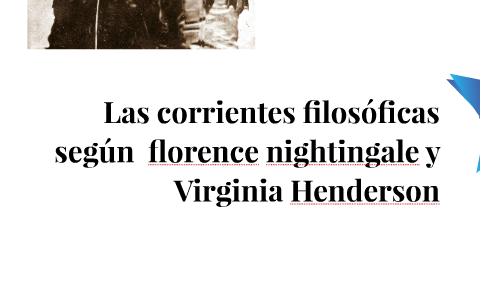 Las corrientes filosóficas según florence nightingale y Vir by Aurora Luna