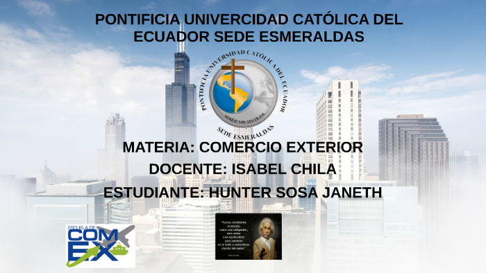 PONTIFICIA UNIVERCIDAD CATÓLICA DEL ECUADOR SEDE ESMERALDAS By Janeth ...