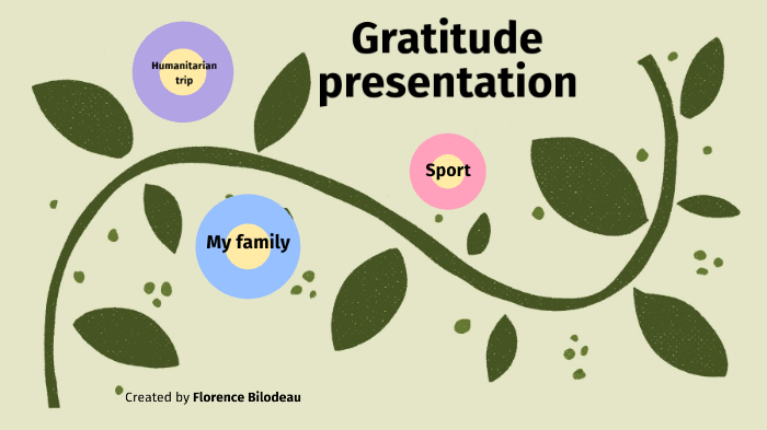 gratitude presentation for students