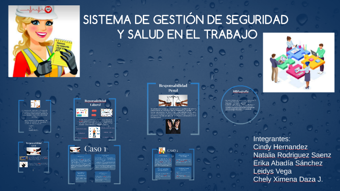 SISTEMA DE GESTIÓN DE SEGURIDAD Y SALUD EN EL TRABAJO by ximena daza on ...