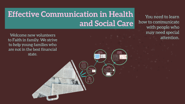 effective communication in health and social care essay