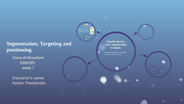 group assignment 2 segmentation targeting and positioning