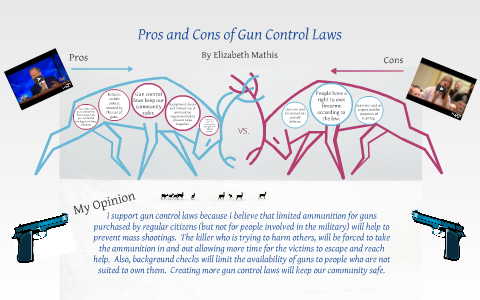 Gun control pros and cons chart