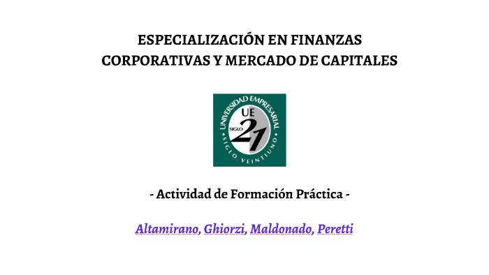 El valor de la Educación en el Mercado de Capitales by Franco Maldonado ...