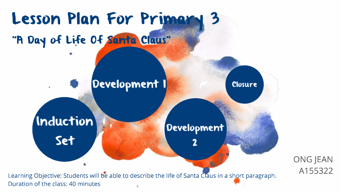 Lesson Plan For Primary 3 ONG JEAN A155322 By Jean Ong