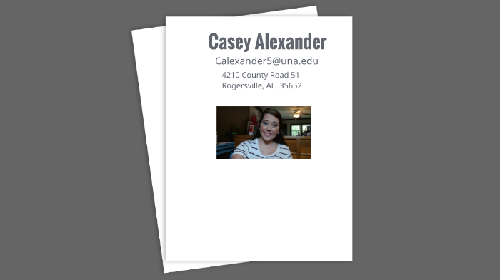 Casey Prezi resume by Casey Alexander on Prezi