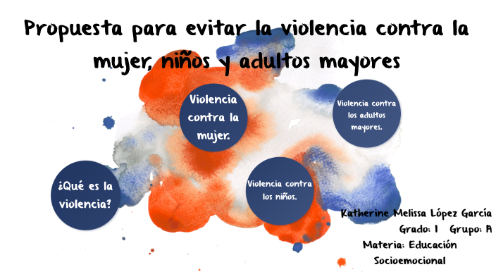 Propuesta Para Evitar La Violencia Contra La Mujer Niños Y Adultos Mayores By Angelica Garcia