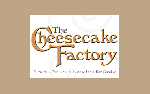Cheesecake Factory Organizational Chart
