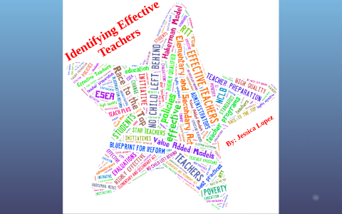 Identifying Effective Teachers By Jessica Lopez