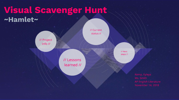 Visual Scavenger Hunt by eyleya kemp on Prezi