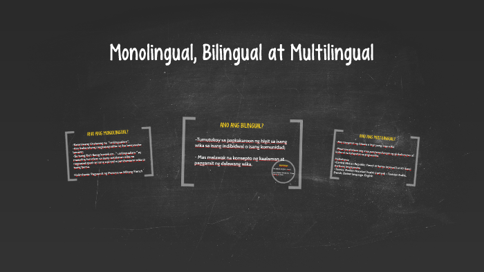 monolingual vs bilingual
