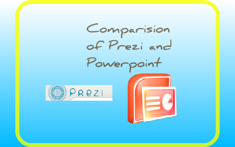 Vergleich Prezi Powerpoint, Etc. By DBDBS SBDBD On Prezi