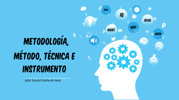Metodología, método, técnica e instrumento by Jafet Gallardo avas on Prezi