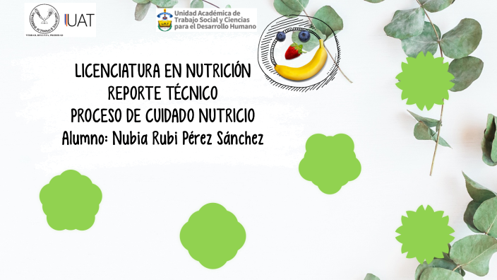 Proceso Del Cuidado Nutricio By Nubia Rubi Perez