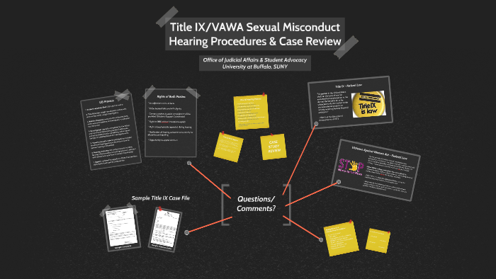 Title Ix Sexual Misconduct Hearing Procedures And Case Review By Christina Liang 5769