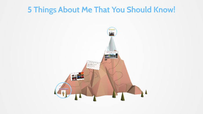 5 things about me that you should know! by on Prezi