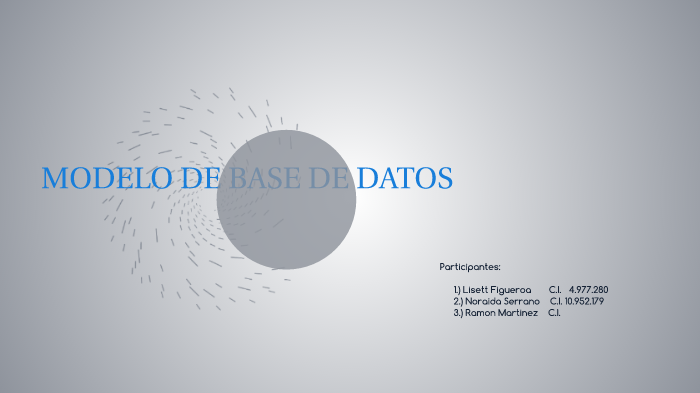 Modelo de base de datos by Lisett Figueroa on Prezi