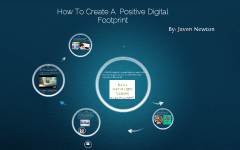 How To Create A Positive Digital Footprint by javon newton on Prezi