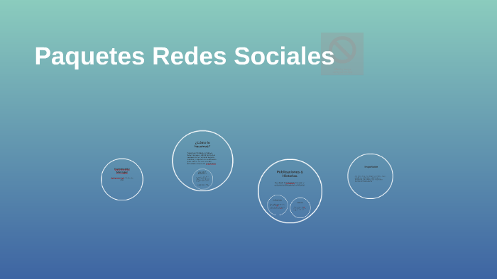 Redes Sociales by Gabriela González on Prezi
