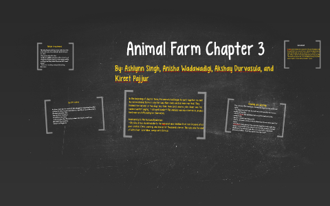 animal farm chapter 3 summary video