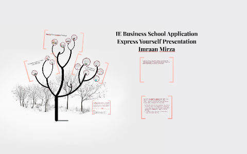 Ie Business School Application Express Yourself Presentation By Imraan Mirza